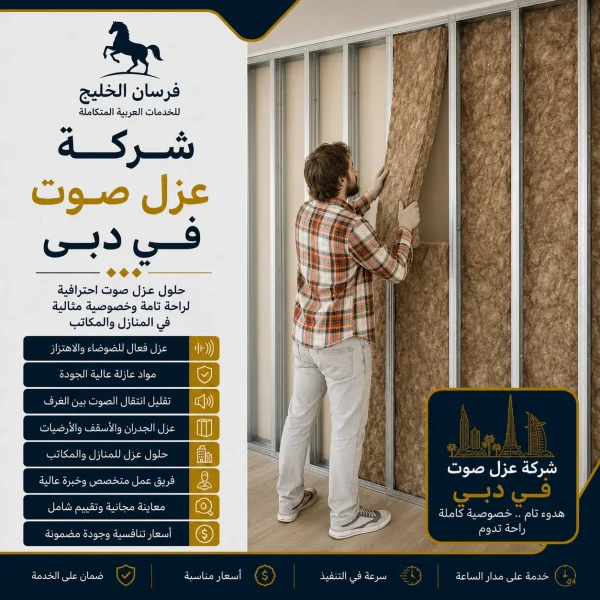 شركة عزل صوت في دبي