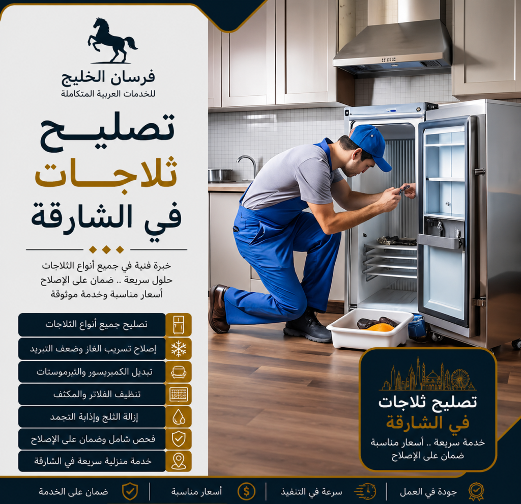 تصليح ثلاجات في الشارقة