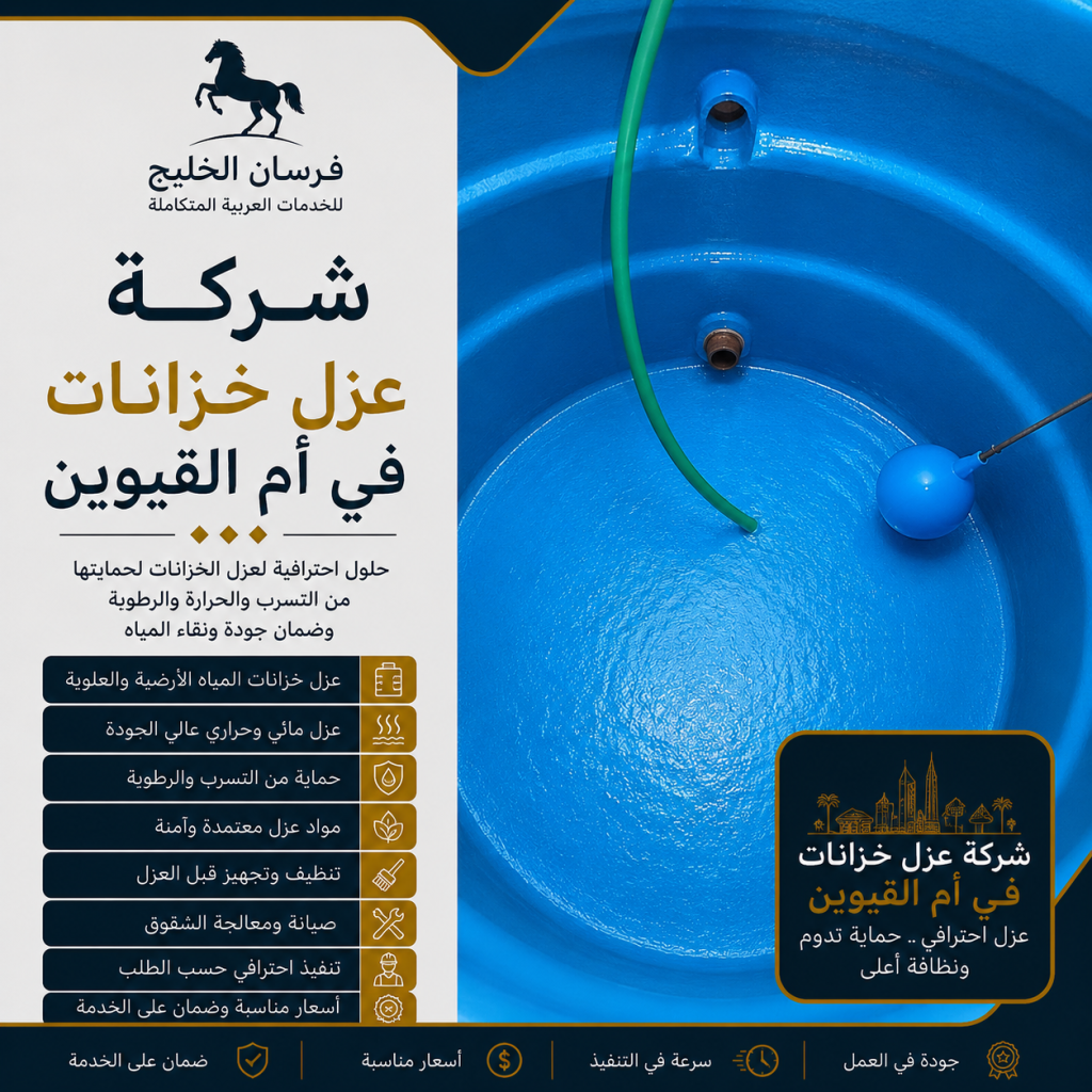 شركة عزل خزانات في أم القيوين