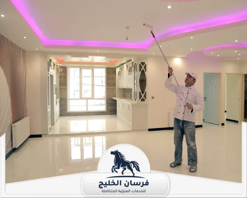 شركة تشطيب جبس بورد في الفجيرة 0547761153 فرسان الخليج نستخدم في شركة تركيب جبس بورد في الفجيرة معجون وصنفرة للحصول على سطح ناعم وتشطيب مثالي