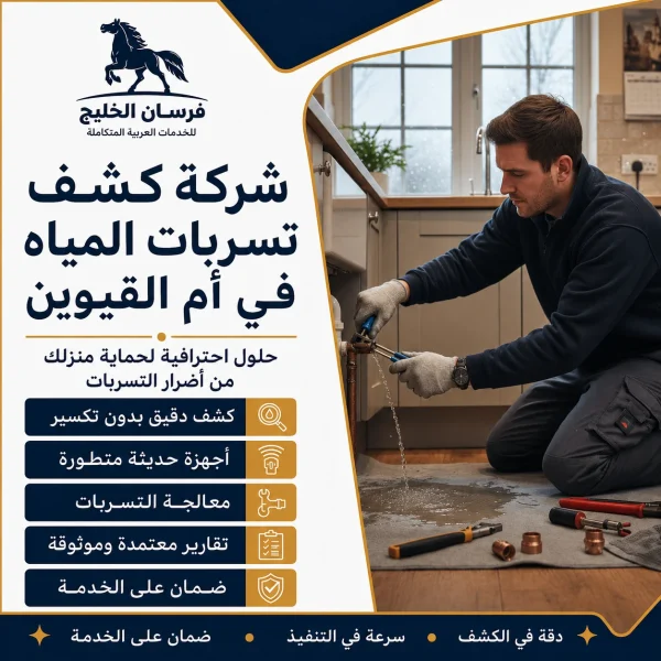 شركة كشف تسربات المياه في أم القيوين