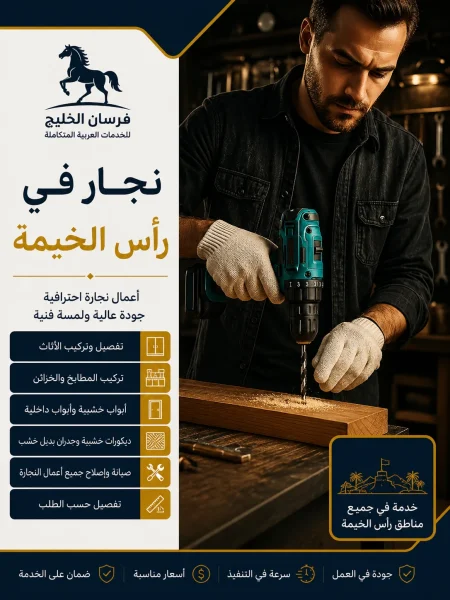 نجار في رأس الخيمة