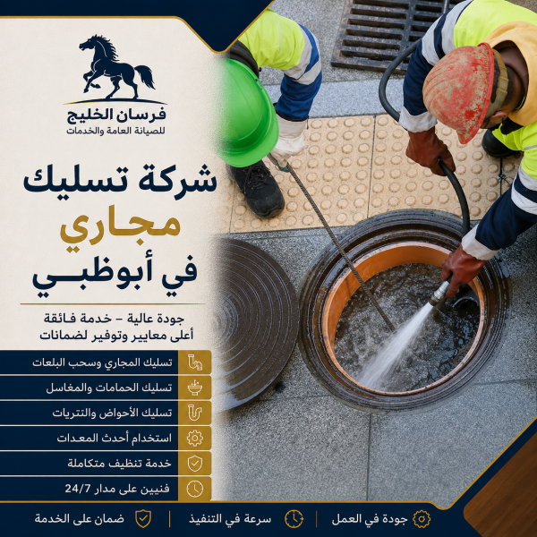 شركة تسليك مجاري في أبوظبي